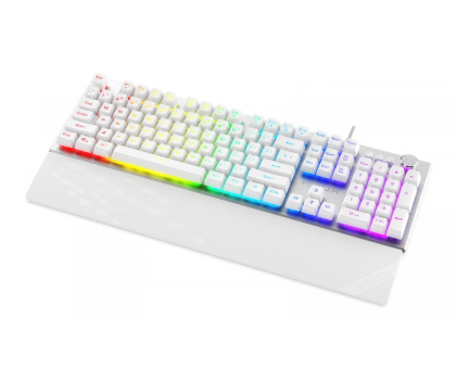 Klawiatura KRUX Frost Silver-White RGB
